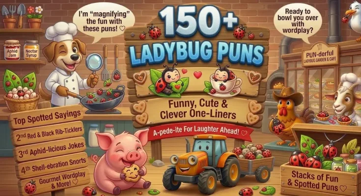 Ladybug Puns: 150+ Funny, Cute & Clever One-Liners