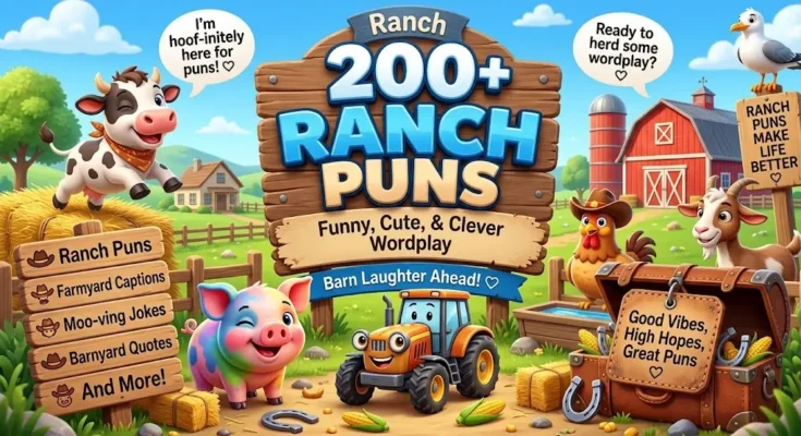 Ranch Puns: 200+ Funny, Cute & Clever Wordplay
