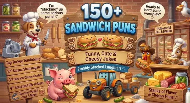 Sandwich Puns: 150+ Funny, Cute & Cheesy Jokes